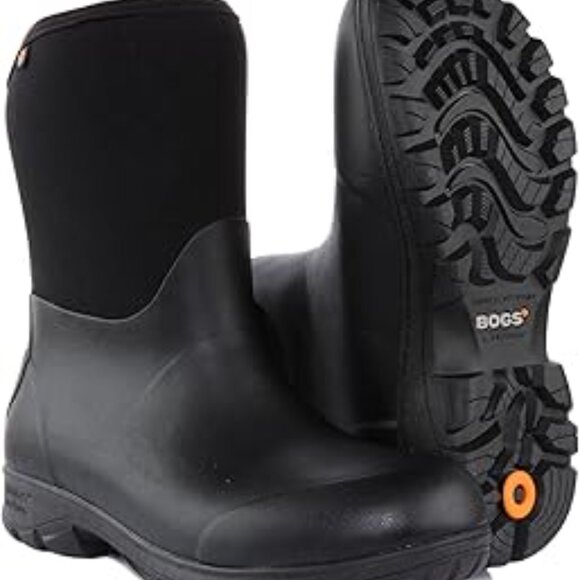 NEW Bogs men Footwear Sauvie Basin Boots - Waterproof, Insulated black 253 - Picture 10 of 10